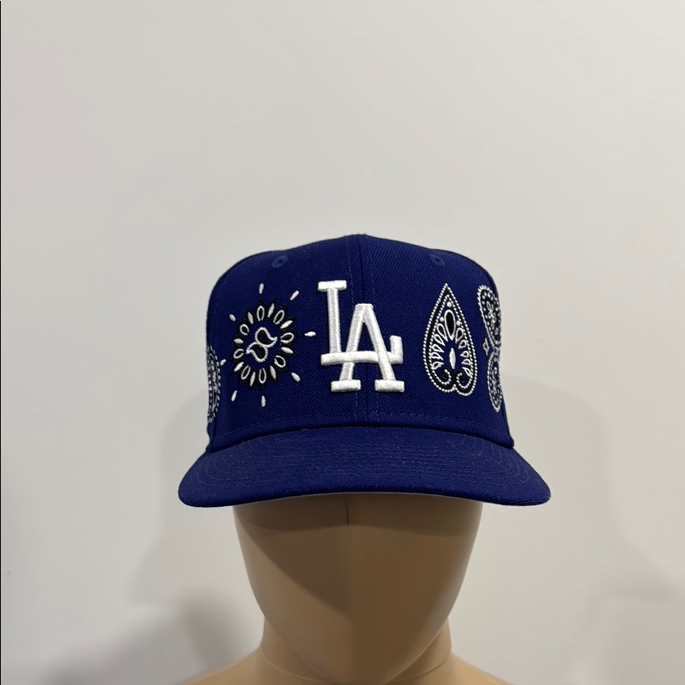 Los Angeles Dodgers PAISLEY ELEMENTS Royal Fitted Hat by New Era